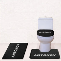 Thumbnail for Antonov & Text Toilet Seat Cover Three-piece aviation print on soft fabric toilet seat cover set.