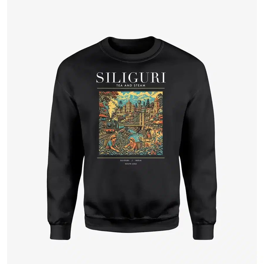 SILIGURI - Poster - Sweatshirt - Black