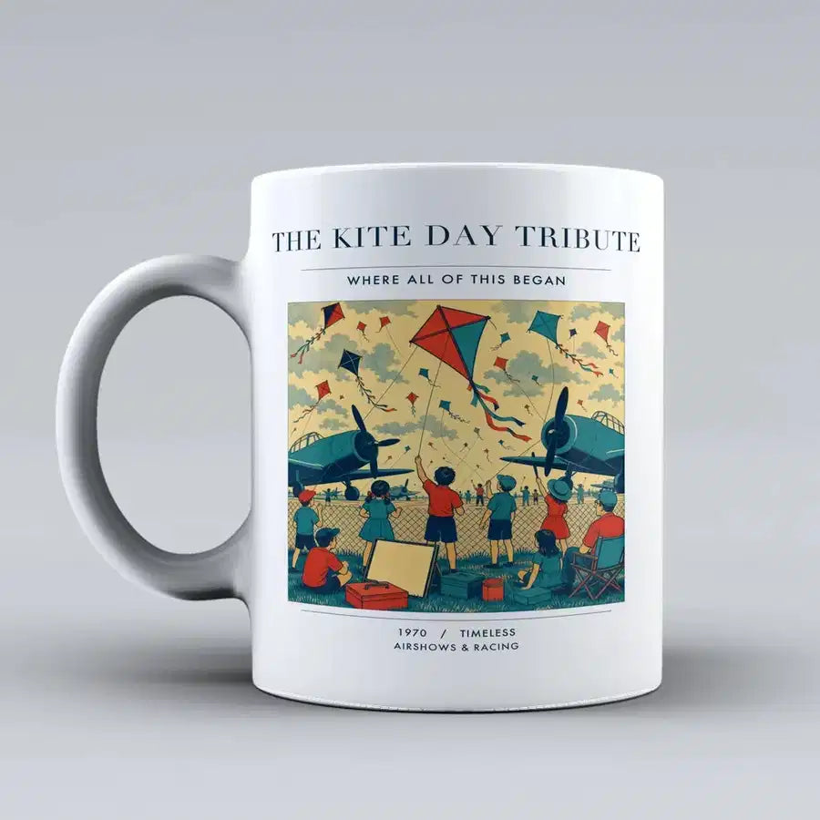VINTAGE G4434 - The Kite Day Tribute - Ceramic Mug design on white
