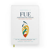 Thumbnail for Fuerteventura Airport (FUE) design on white notebook