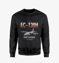 Thumbnail for EC-130H Compass Call design on black sweatshirt