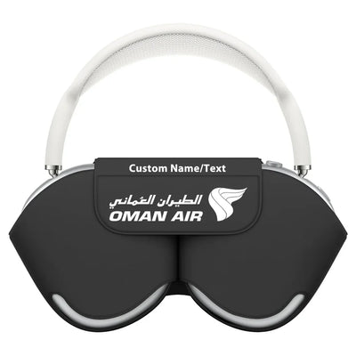 Oman Airlines aviation design on AirPods Max case for AirPods Max.
