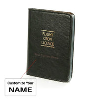 Thumbnail for Flight Crew Document & License Holder Case aviation themed pilot accessory, premium build.