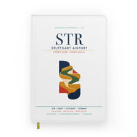 Thumbnail for Stuttgart Airport (STR) design on white notebook