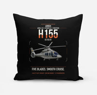 Thumbnail for Airbus H155 EC155 B1 design on black pillow