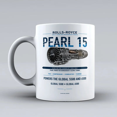 15 Mug design on white pearl