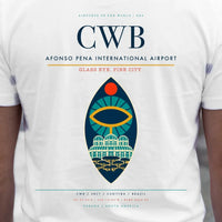 Thumbnail for Afonso Pena International Airport (CWB) double-side t-shirt design close-up cover