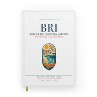 Thumbnail for Bari Karol Wojtyła Airport (BRI) design on white notebook
