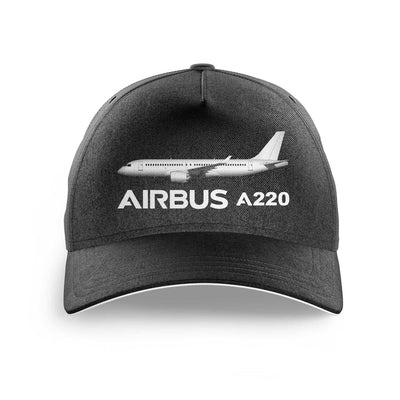 The Airbus A220 printed hat - black