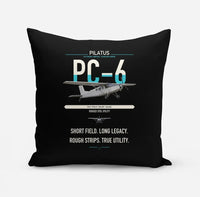 Thumbnail for Pilatus PC-6 Porter design on black pillow