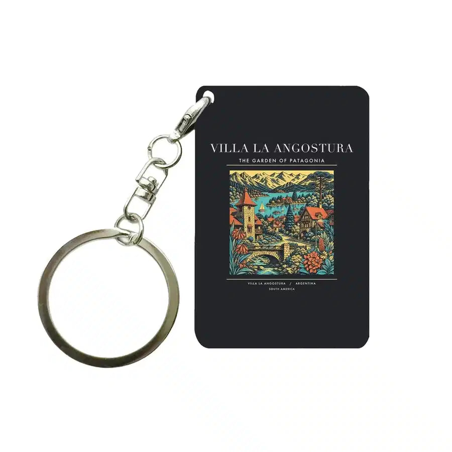 VILLA LA ANGOSTURA - Poster - Key Chain - Black