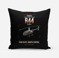 Thumbnail for Robinson R44 Raven II design on black pillow