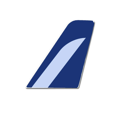 Breeze Airways aviation design tail sticker in weather-resistant vinyl.