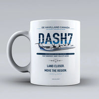 Thumbnail for Havilland Canada DHC-7-102 Dash 7 Mug design on white de