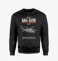 Thumbnail for Sikorsky MH-60R Seahawk design on black sweatshirt