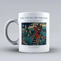 Thumbnail for VINTAGE G4102 - The Final Boarding - Ceramic Mug design on white