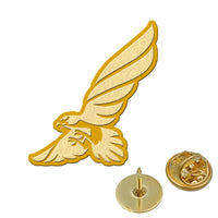 Thumbnail for Gulf Air aviation hollow pin in polished alloy.
