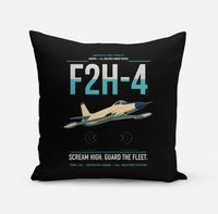 Thumbnail for F2H-4 Banshee design on black pillow