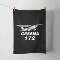 Thumbnail for The Cessna 172 aviation design on soft absorbent cotton towel.