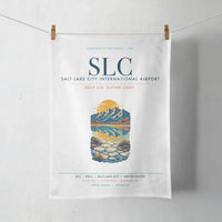 Thumbnail for Salt Lake City International Airport (SLC) design on white towel