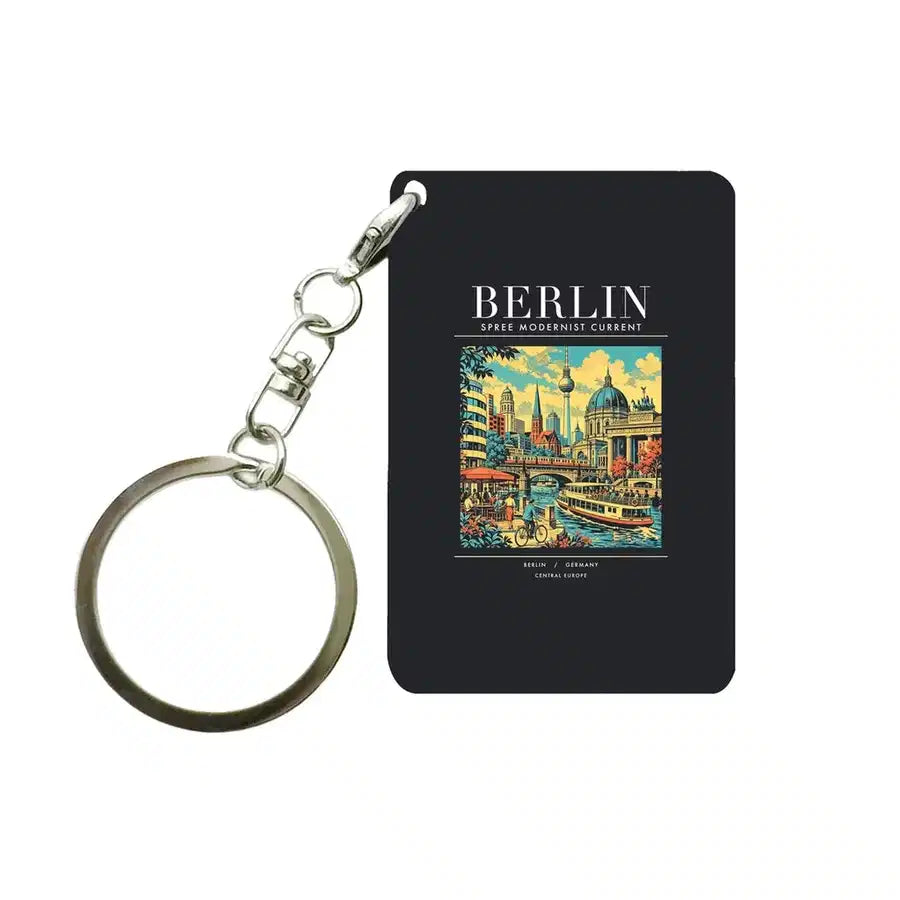 BERLIN - Poster - Key Chain - Black