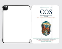Thumbnail for Colorado Springs Airport (COS) design on white ipad tablet case