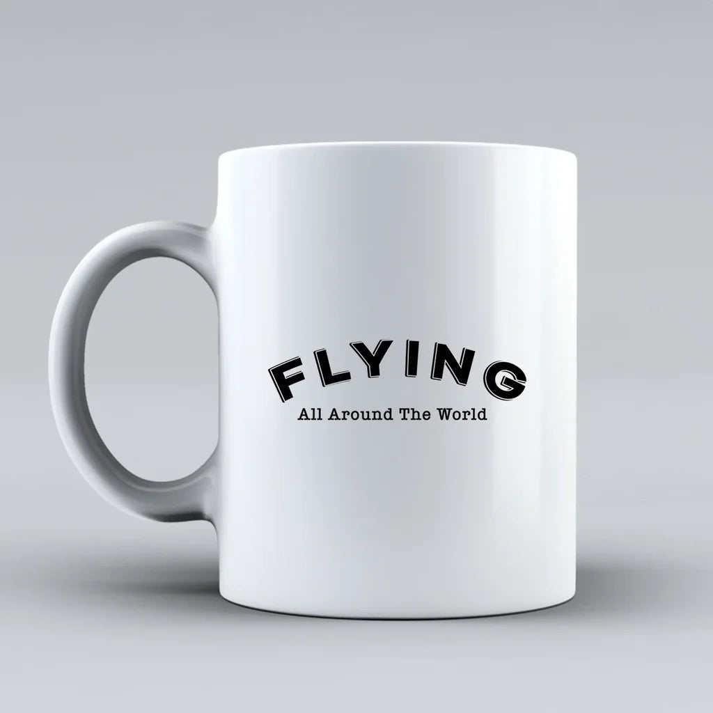 Customisable Flying All Around The World Mug - view 2
