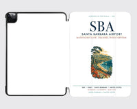 Thumbnail for Santa Barbara Airport (SBA) design on white ipad tablet case