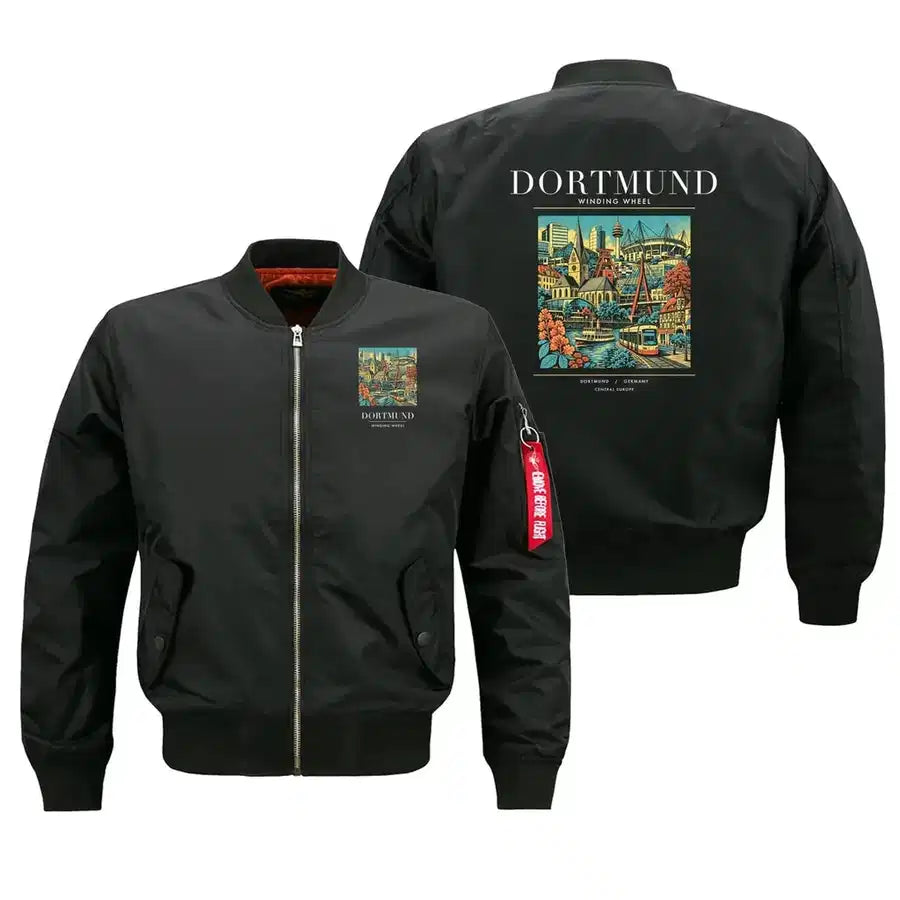 DORTMUND - Poster - Bomber Jacket - Black