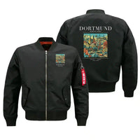 Thumbnail for DORTMUND - Poster - Bomber Jacket - Black