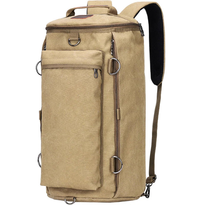 Canvas Flight Bag for Pilots — Large Capacity Holdall