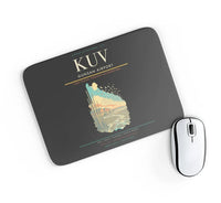 Thumbnail for Gunsan Airport (KUV) design on black rectangle mouse pad