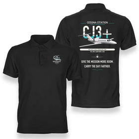 Cessna Citation CJ3+ Premium Polo T-Shirts