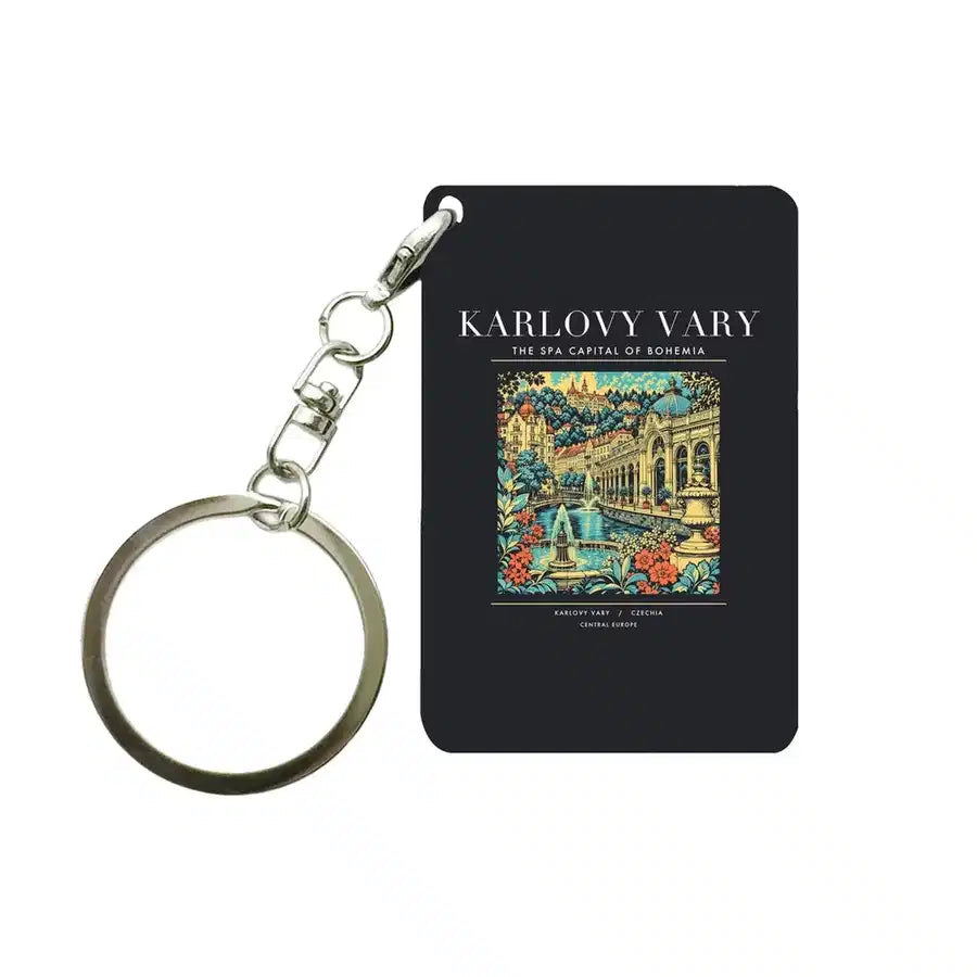 KARLOVY VARY - Poster - Key Chain - Black