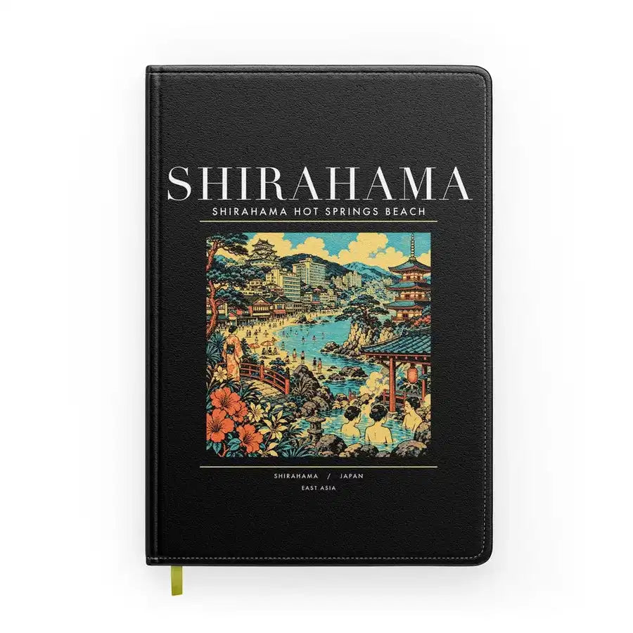 SHIRAHAMA - Poster - Notebook - Black