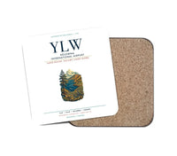 Thumbnail for Kelowna International Airport (YLW) design on white 1 piece coaster