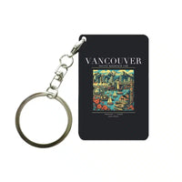 Thumbnail for VANCOUVER - Poster - Key Chain - Black