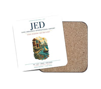 Thumbnail for Jeddah King Abdulaziz International Airport (JED) design on white 1 piece coaster