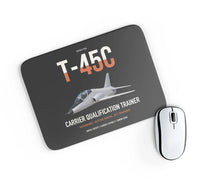 Thumbnail for T-45C Goshawk design on black rectangle mouse pad