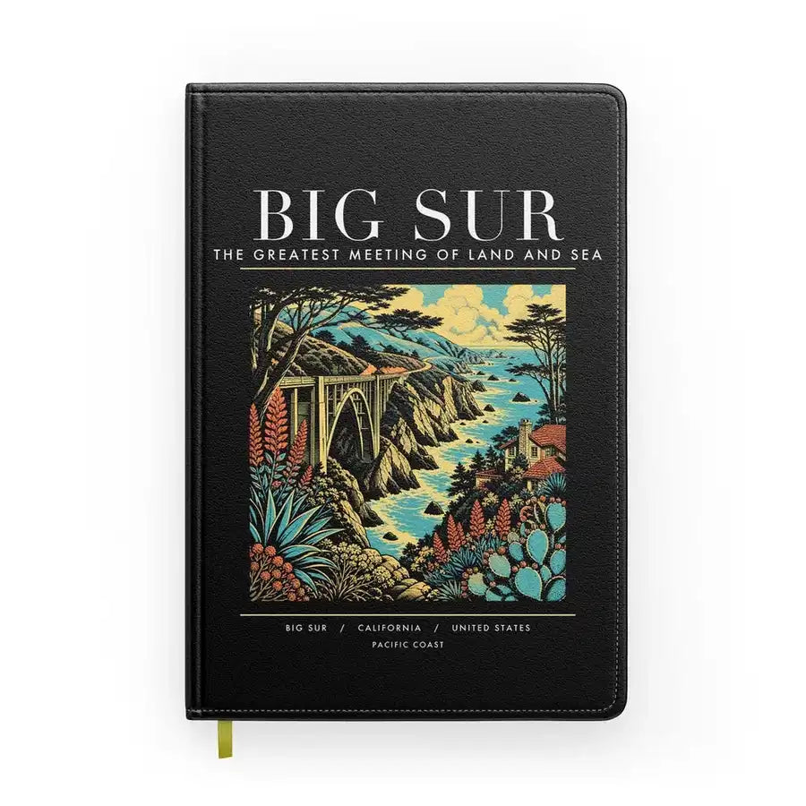 BIG SUR - Poster - Notebook - Black