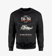 Thumbnail for Sikorsky SH-3H Sea King design on black sweatshirt