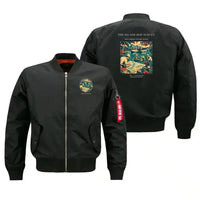 Thumbnail for VINTAGE G4209 - The Island Hop Survey - Bomber Jacket design on black