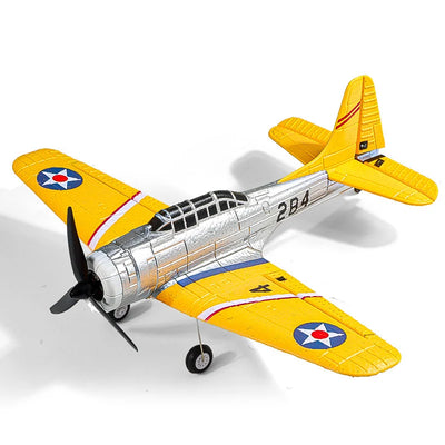 Side view of Four Channel Plane Sbd Bomber Brushless Remote Control aviation RC model in durable ABS plastic with electronics.