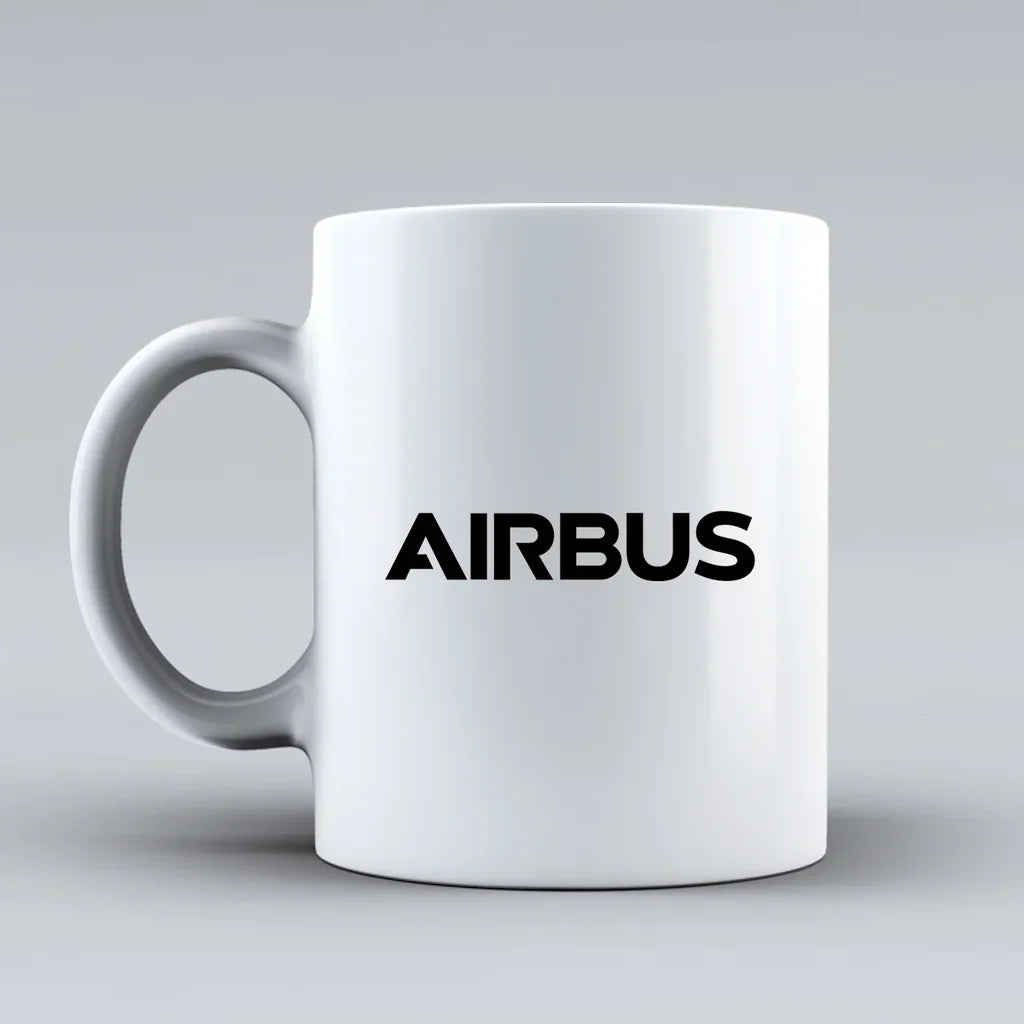 Customisable Airbus & Text Mug - view 2