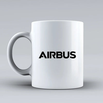 Customisable Airbus & Text Mug - view 2
