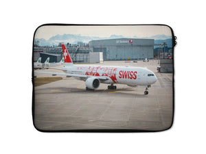 Swiss Airlines Boeing 777 Laptop & Tablet Cases