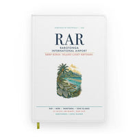 Thumbnail for Rarotonga International Airport (RAR) design on white notebook