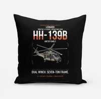 Thumbnail for Leonardo HH-139B design on black pillow