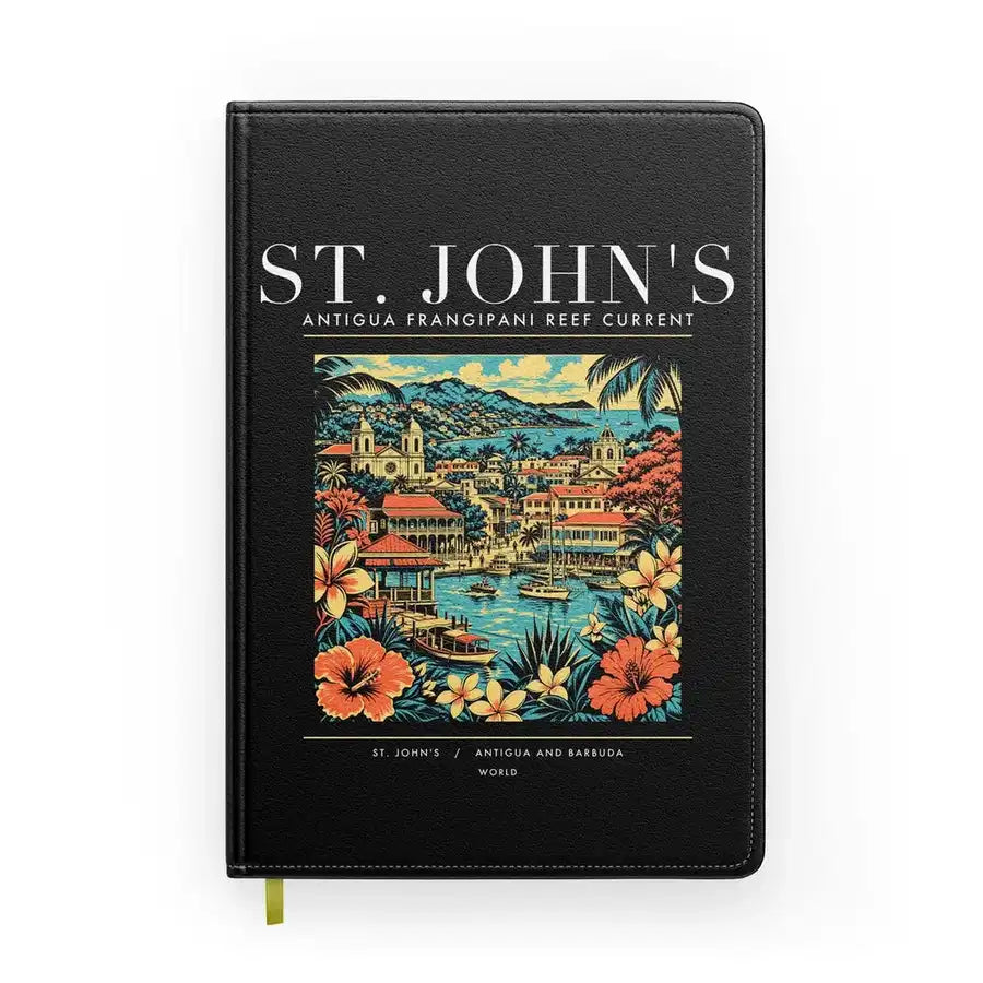 ST. JOHN'S - Poster - Notebook - Black
