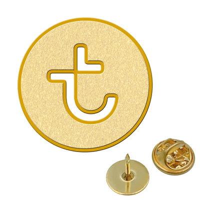 Transavia France Airlines aviation hollow pin in polished alloy.